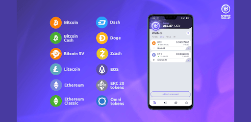 OWNR Bitcoin wallet and Visa card. Blockchain, BTC PC screenshot OWNR Bitcoin wallet and Visa card. Blockchain, BTC PC screenshot