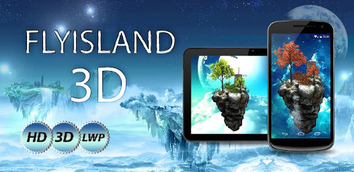 Fly Island Free 3D LWP PC screenshot