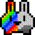 Number coloring : Dot coloring icon