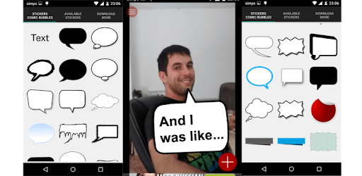 Speech balloon comic creator PC screenshot Speech balloon comic creator PC screenshot