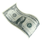 Millionaire money rain icon