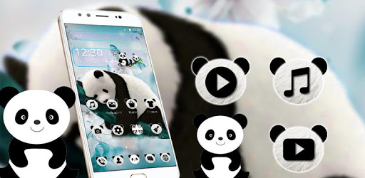 Cute Natural Panda Theme PC screenshot