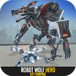 Robot Wolf Hero: City Rampage icon