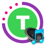 Tabata timer with music icon