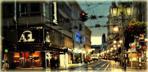Rain Night Live Wallpaer PC screenshot