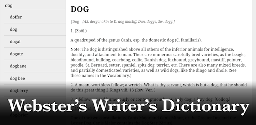 Webster's Writer's Dictionary PC screenshot Webster's Writer's Dictionary PC screenshot