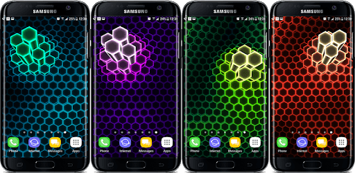 Neon Cells Particles 3D Live Wallpaper PC screenshot