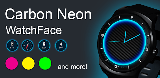 Carbon Neon Watch Face PC screenshot