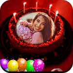 Pic on Birthday Cake with Name and Photo Maker icon