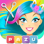 Girls Hair Salon Unicorn icon