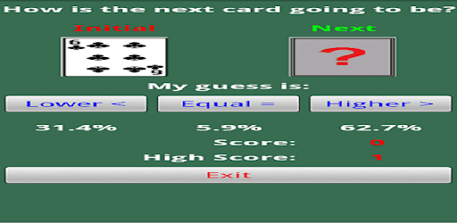 Card Guess Free PC screenshot Card Guess Free PC screenshot
