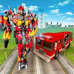 Robot Firefighter Truck Rescue City War for PC