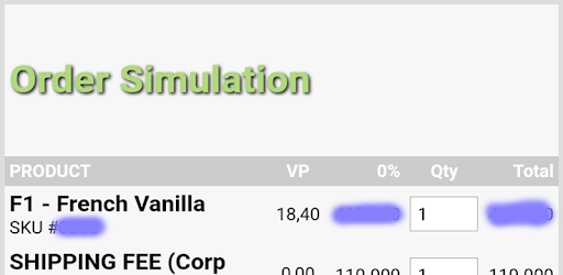 Order Simulation PC screenshot