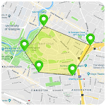 GPS Area Measure of Fields & Driving Route Guide for PC