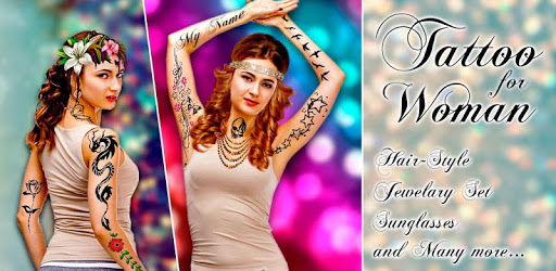 Woman Tattoo Hairstyle Editor PC screenshot Woman Tattoo Hairstyle Editor PC screenshot
