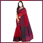 Cotton Saree Photo Frame for PC Cotton Saree Photo Frame for PC