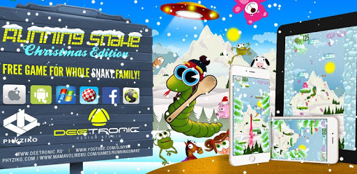 Running Snake - Xmas Edition PC screenshot