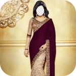 Saree Selfie Photo Frames for PC