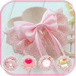 Pink Lace Ribbon Theme icon