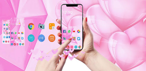 Pink Love Theme PC screenshot