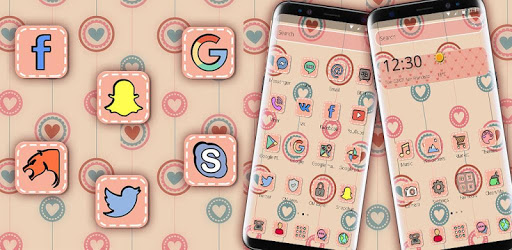Pink Pastel Love Theme PC screenshot