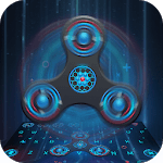 Animated Fidget Spinner Keyboard Theme for PC Animated Fidget Spinner Keyboard Theme for PC