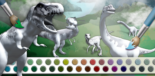 Dinosaurs 3D Coloring Book PC screenshot
