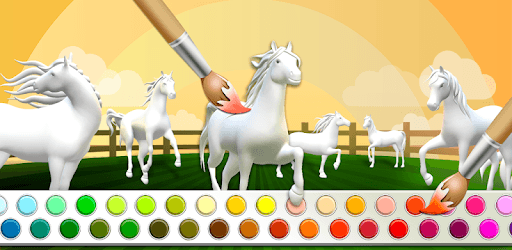 Horse Coloring Book 3D PC screenshot Horse Coloring Book 3D PC screenshot