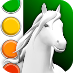 Horse Coloring Book 3D icon