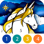 Unicorn Color by Number icon