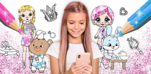 Girls Coloring Book for Kids Glitter PC screenshot Girls Coloring Book for Kids Glitter PC screenshot