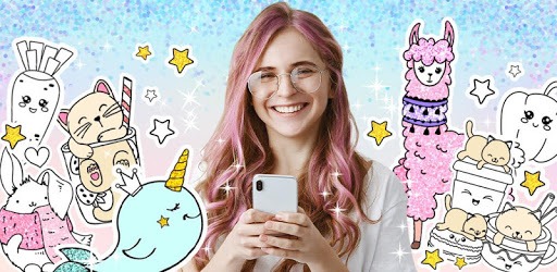Kawaii Coloring Book Glitter PC screenshot Kawaii Coloring Book Glitter PC screenshot