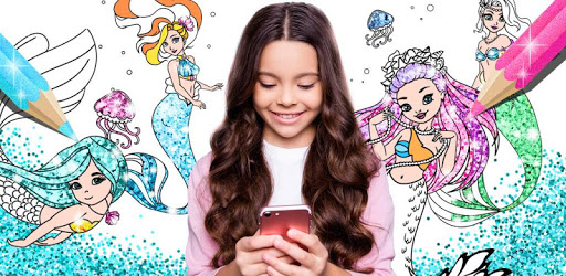 Mermaid Coloring Book Glitter PC screenshot Mermaid Coloring Book Glitter PC screenshot