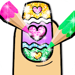 Nail Art Color – Glitter Girls Coloring Book for PC