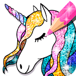 Unicorn Coloring Book Glitter for PC Unicorn Coloring Book Glitter for PC