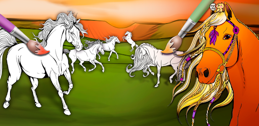 Horse Coloring Book PC screenshot