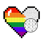 Color by Number - Pixel Art, Pixel Color 2018 icon