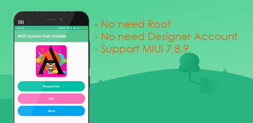 MIUI Custom Font Installer PC screenshot