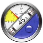 Clinometer + bubble level icon