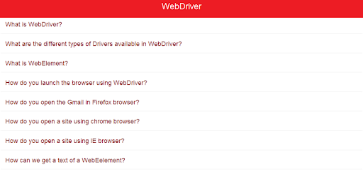 Selenium Interview Questions PC screenshot Selenium Interview Questions PC screenshot
