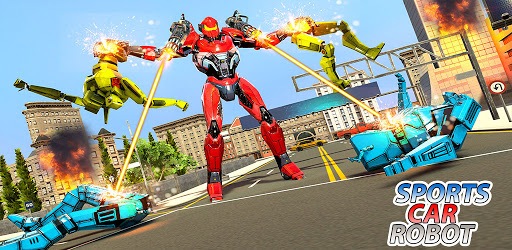 Flying Car Robot Game : Multi Robot Transform Wars PC screenshot