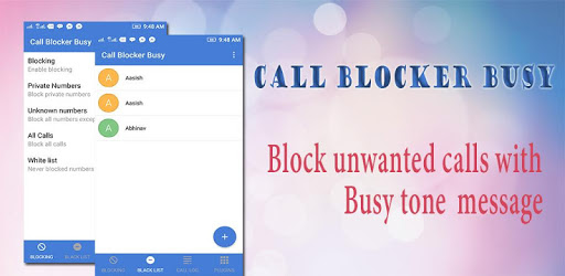 Call Blocker Busy PC screenshot Call Blocker Busy PC screenshot