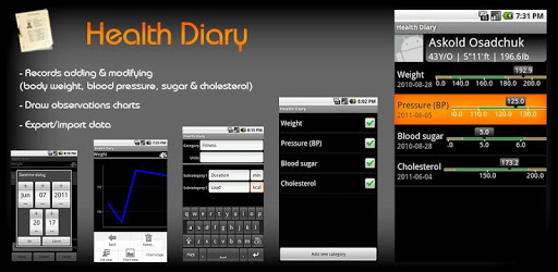 Health Diary PC screenshot