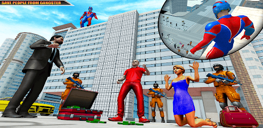 Flying Robot Superhero: Rescue City Survival Games PC screenshot