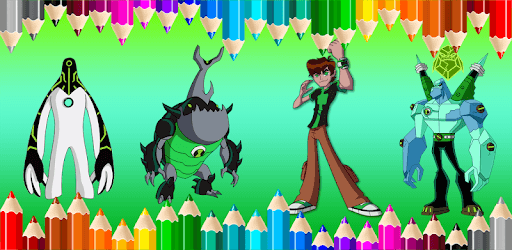 Coloring Ben Ten for Kids PC screenshot Coloring Ben Ten for Kids PC screenshot