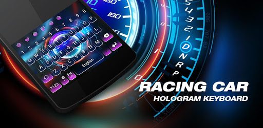 Racing Car Dashboard Keyboard Theme PC screenshot