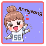 Korean Sticker Chat & Photo icon