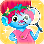 Funny magic trolls icon
