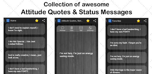 Attitude Quotes,Status message PC screenshot Attitude Quotes,Status message PC screenshot