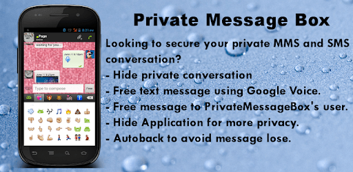 Private Message Box : Hide SMS PC screenshot